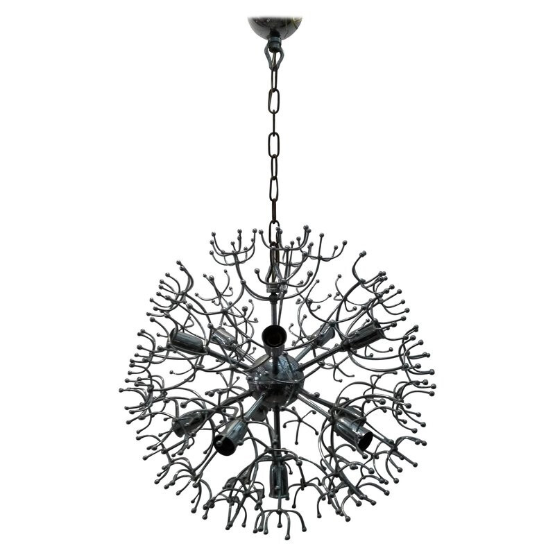 Vintage 11-light sputnik chandelier by Gaetano Sciolari, 1960