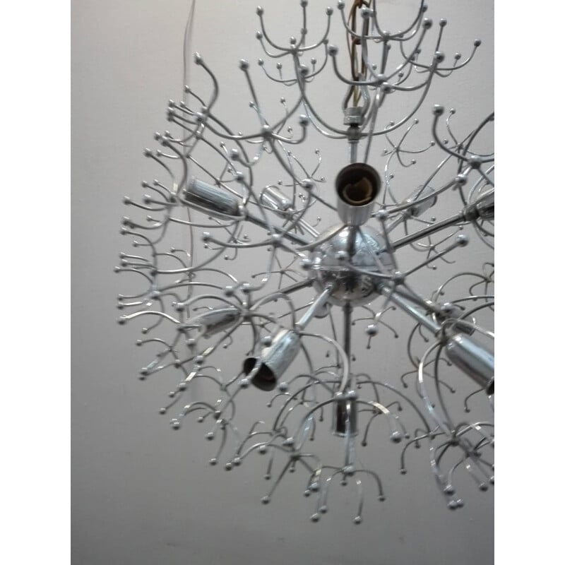 Vintage 11-light sputnik chandelier by Gaetano Sciolari, 1960