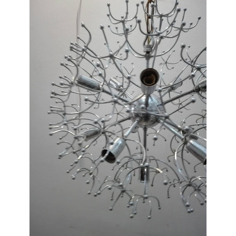Vintage 11-light sputnik chandelier by Gaetano Sciolari, 1960