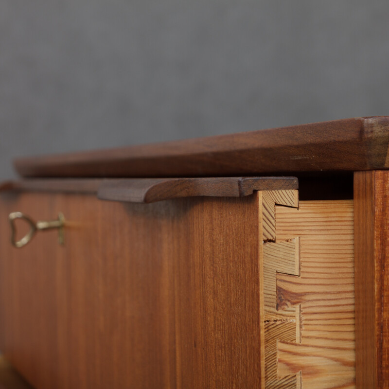 Vintage Danish teak chest of drawers - 1960s