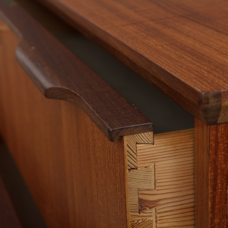 Vintage Danish teak chest of drawers - 1960s