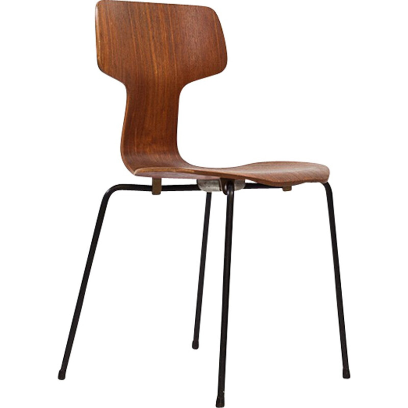 Chaise 3103 vintage par Arne Jacobsen pour Fritz Hansen - 1950