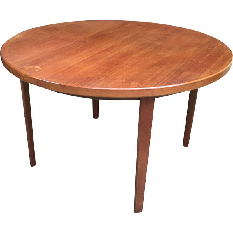 Vintage British dining table in teak - 1970s