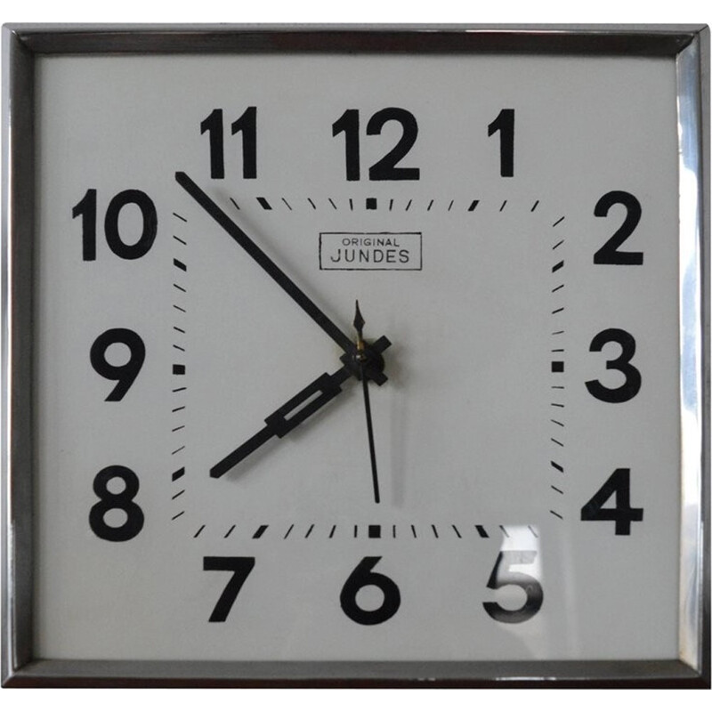 Vintage Wall Clock by Jundes - 1950s