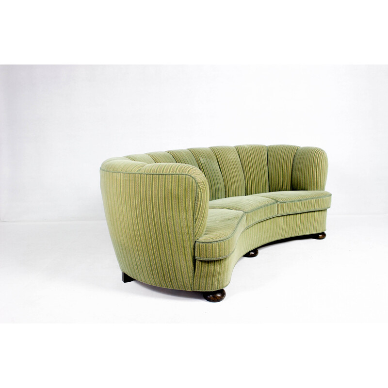 Vintage Curved Banana Sofa - 1950s