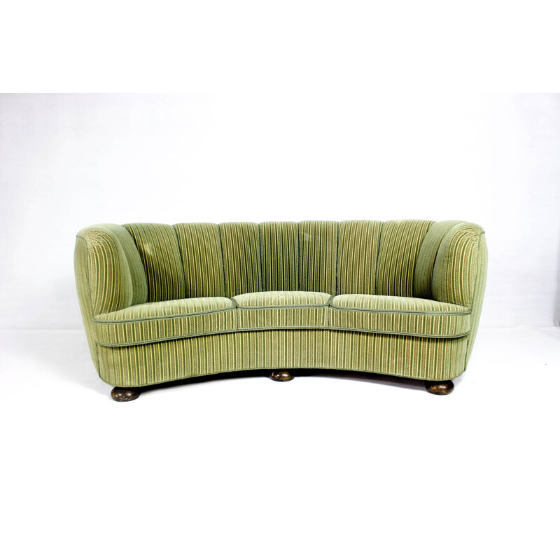 Vintage Curved Banana Sofa - 1950s