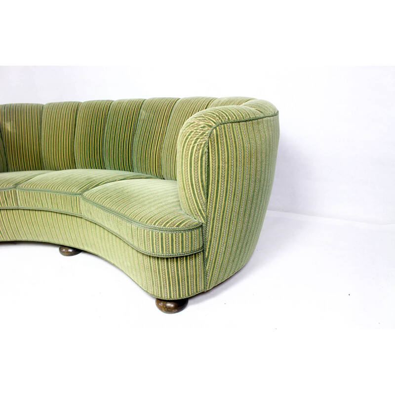 Vintage Curved Banana Sofa - 1950s