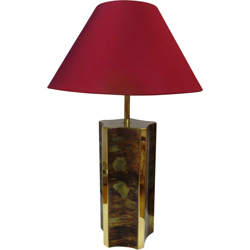 Vintage brass table lamp by Baguès Paris - 1980s