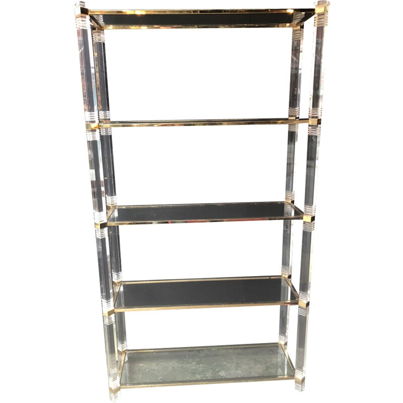 Vintage shelf with 5 levels in plexi - 1960s