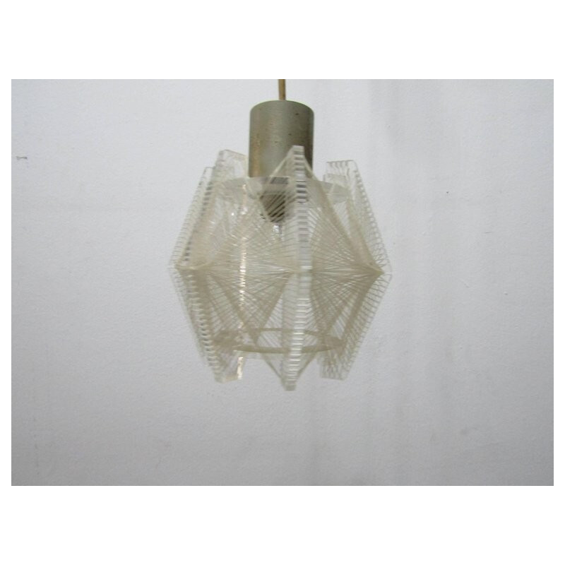 Vintage german pendant lamp by Paul Secon for Sompex - 1960s