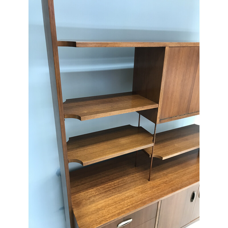 Vintage room divider wallunit in teak for G-plan - 1960s