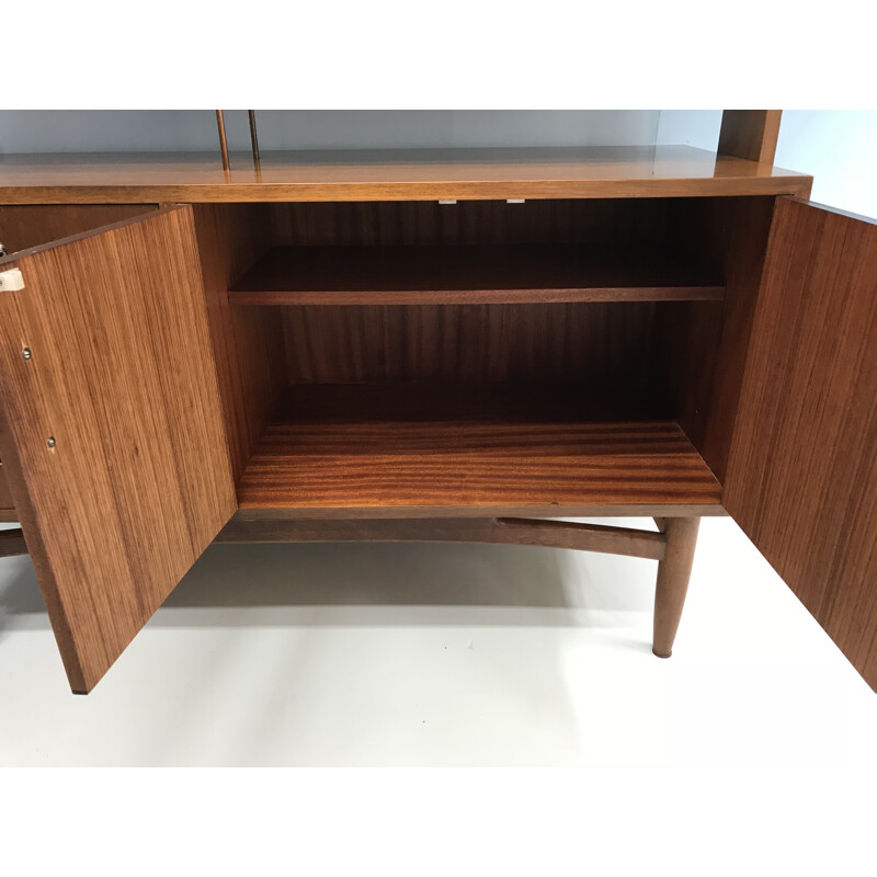 Vintage room divider wallunit in teak for G-plan - 1960s