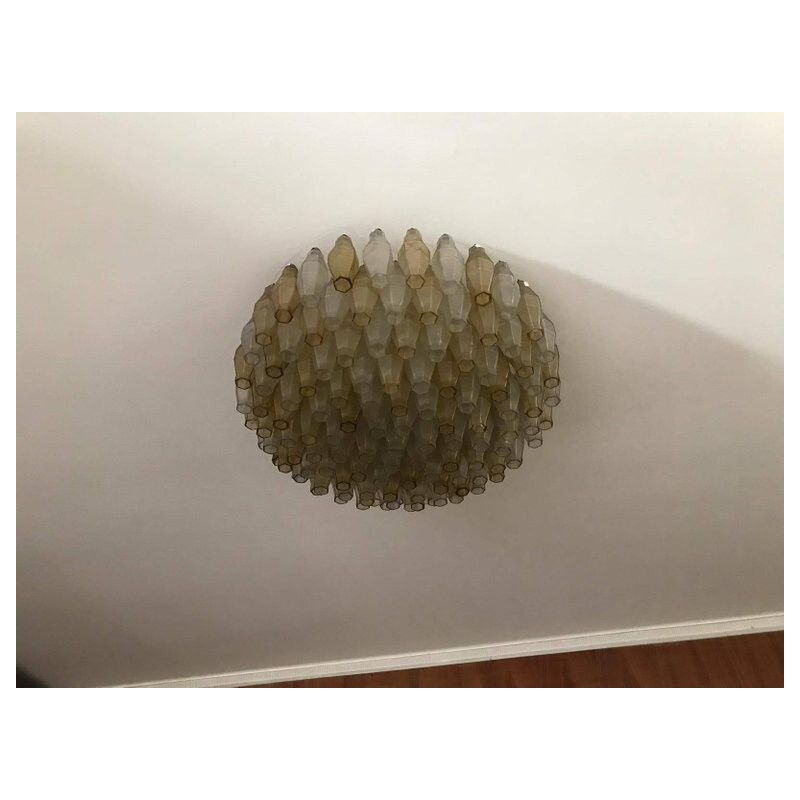 Ceiling lamp in Murano Glass by Poliedrico Venini - 1970s