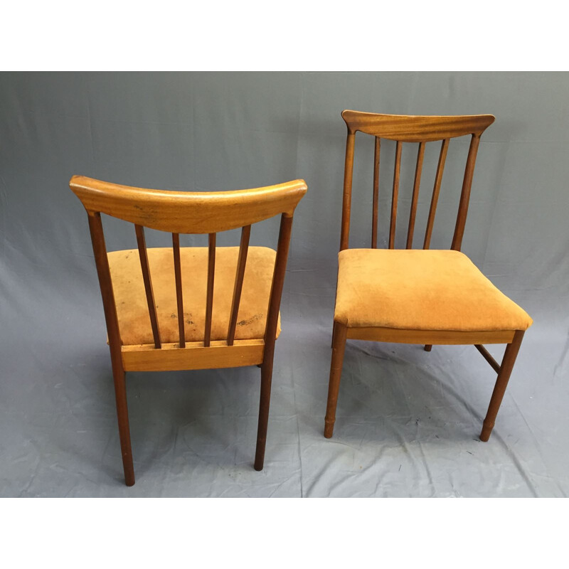 Set of 2 vintage Scandinavian chairs - 1970s