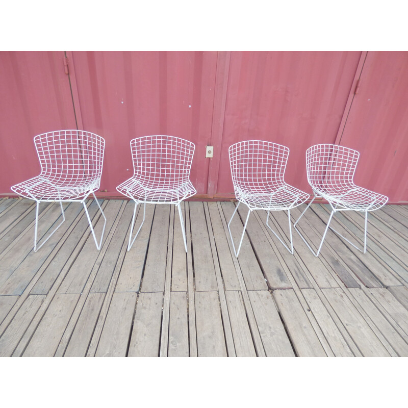 Set of 4 vintage chairs by Harry Bertoia for Knoll - 1960s