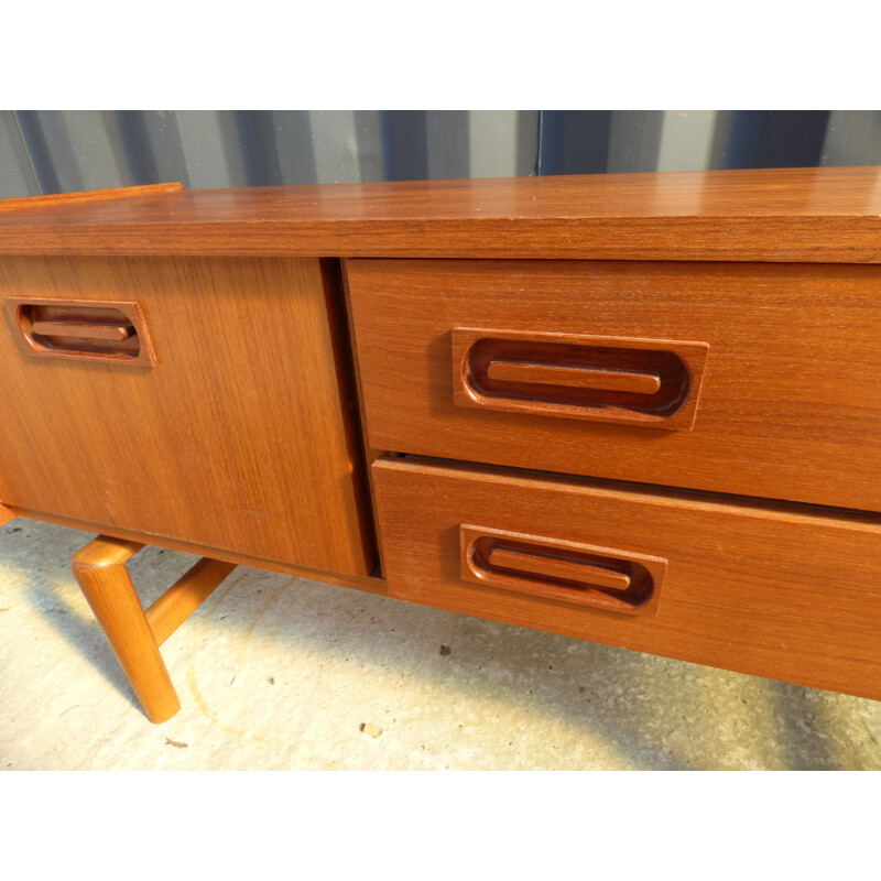 Small vintage scandinavian teak sideboard - 1960s