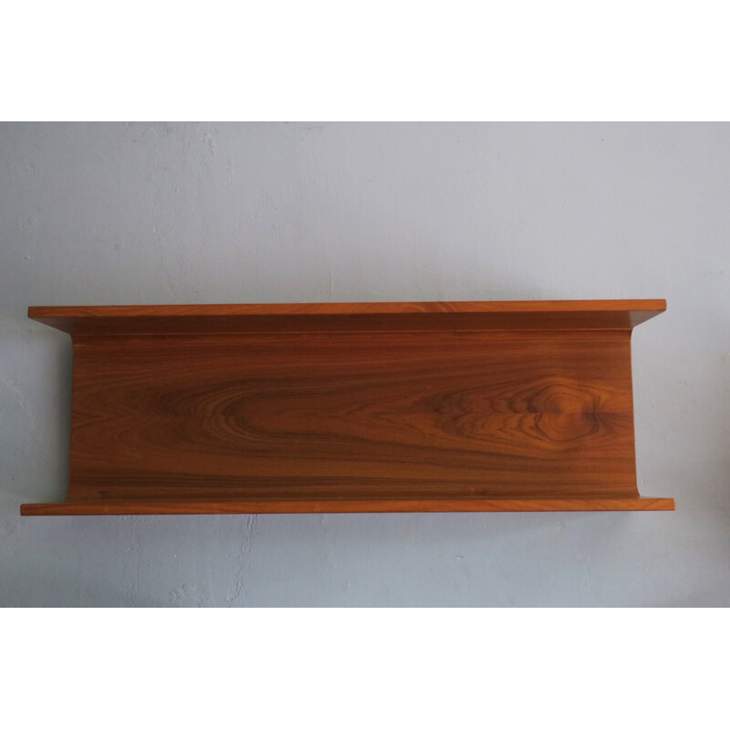 Pair of vintage Floating Teak Shelves by Pedersen and Hansen - 1960s