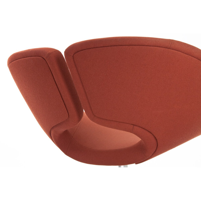 Brown red "Apollo" armchair, Patrick NORGUET - 2000s