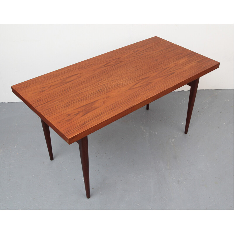 Table basse vintage en teck - 1960