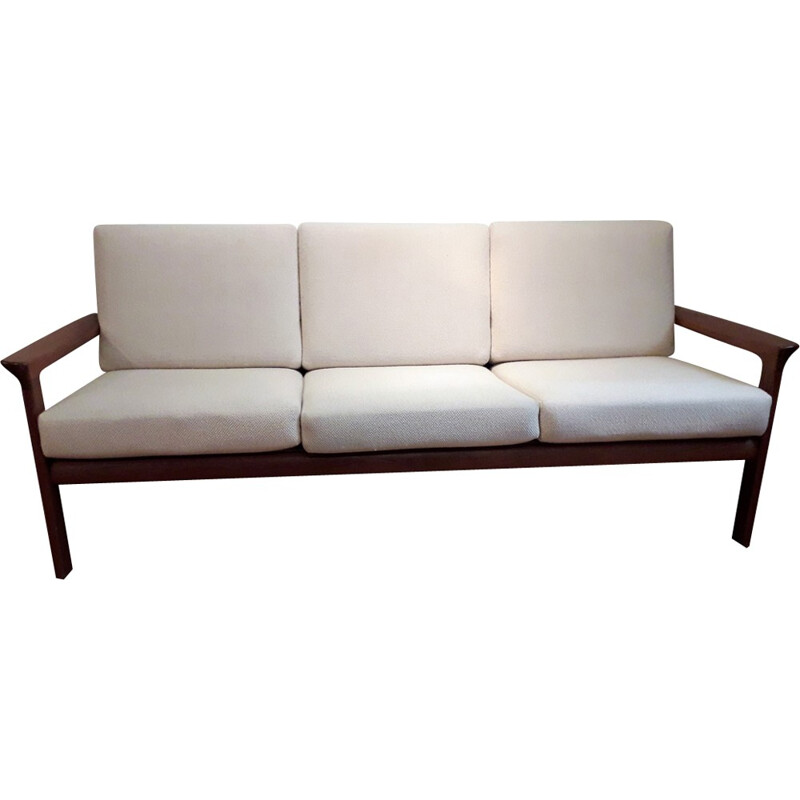 Vintage scandinavian 3-seater sofa "Borneo" by Sven Ellekaer for Komfort - 1960s