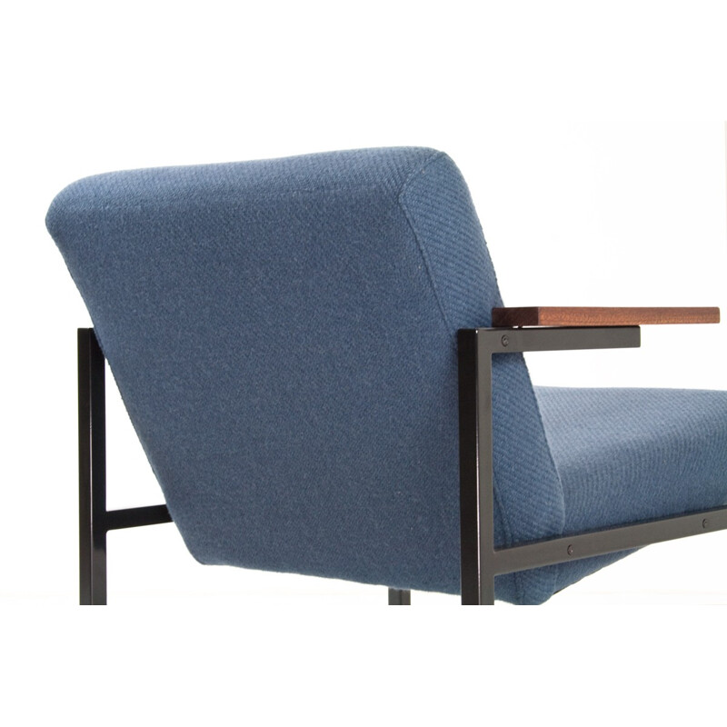 Armchair SZ63 in wood, fabric metal, Martin VISSER - 1960s