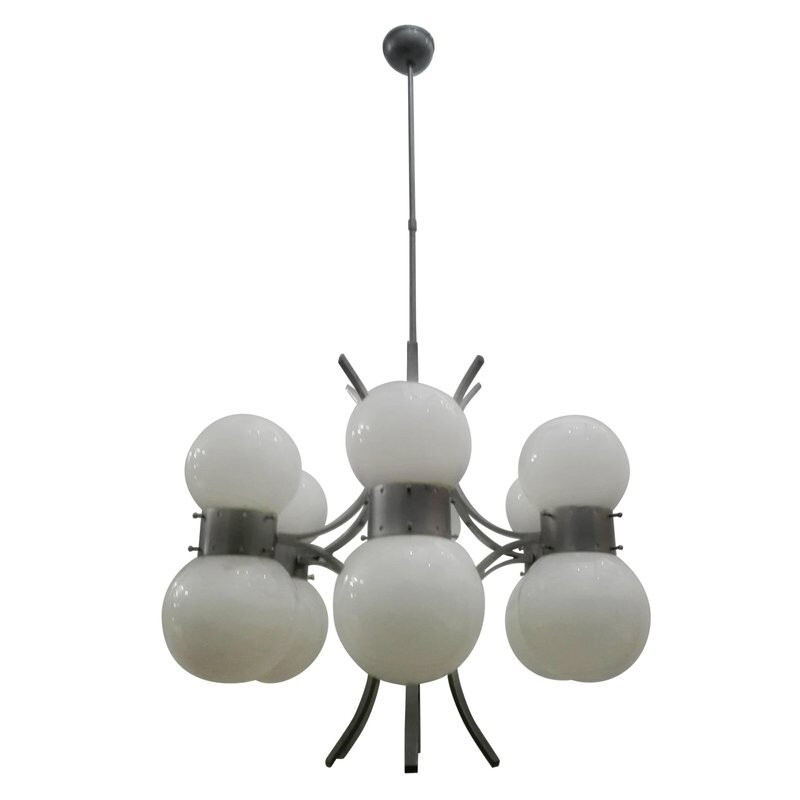 Vintage Chandelier by Gaetano Sciolari - 1970s