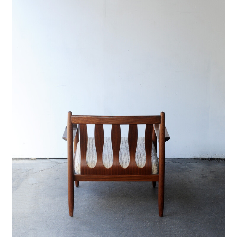 Set of 2 Scandinavian teak armchairs - 1960s