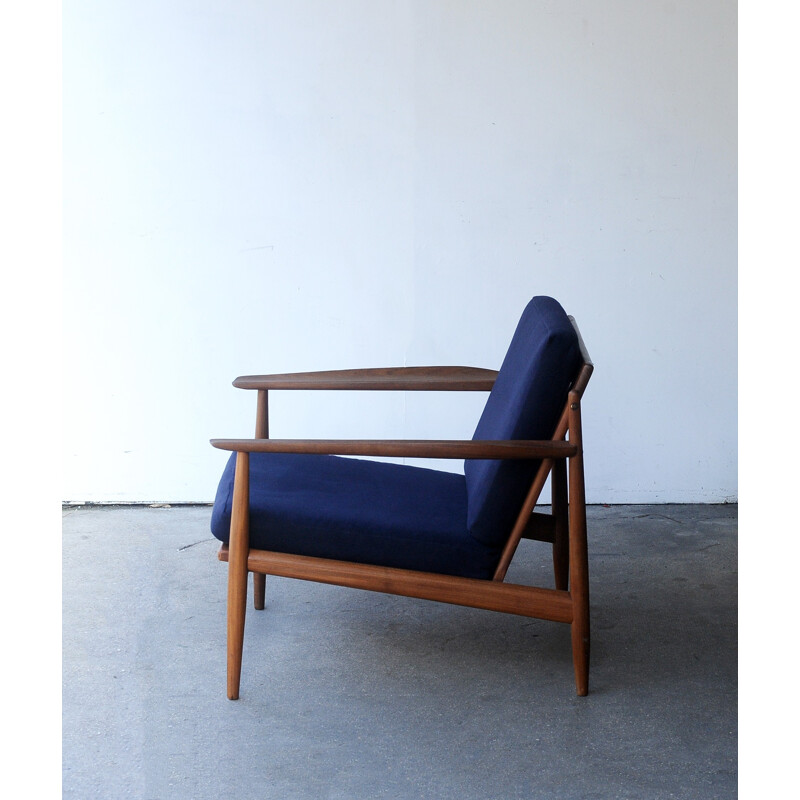 Scandinavian Vintage teak armchair by Arne Vodder for Gløstrup Mobelfabrik - 1960s