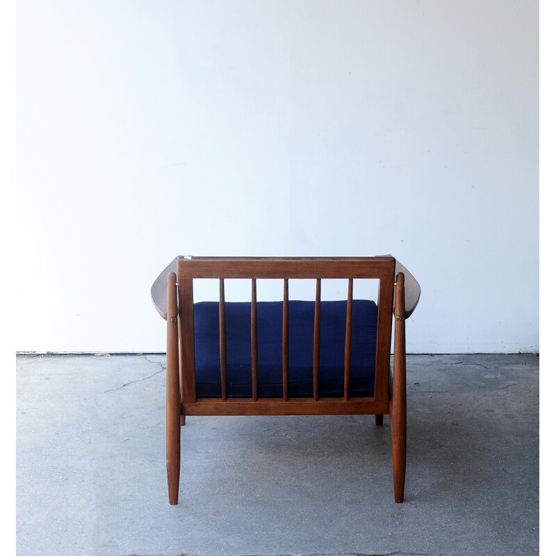 Scandinavian Vintage teak armchair by Arne Vodder for Gløstrup Mobelfabrik - 1960s