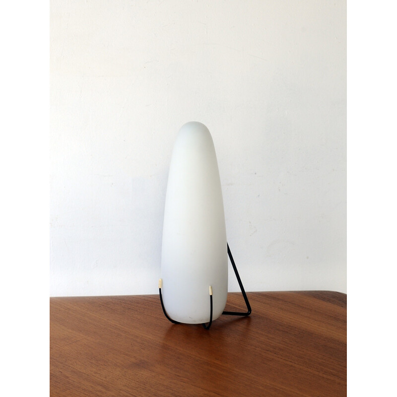 Danish Vintage Opaline table lamp - 1960s