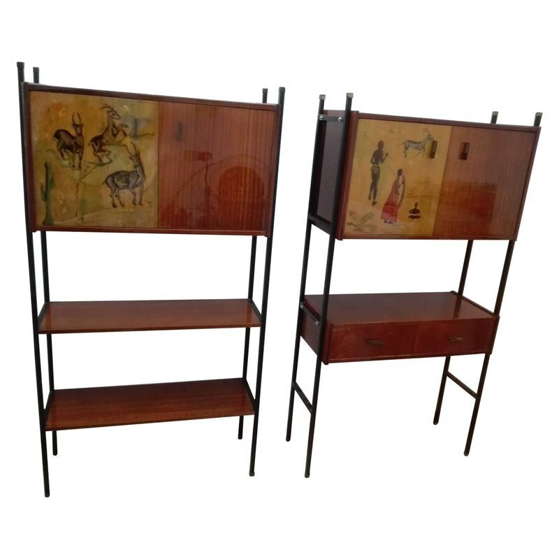 Vintage italian bookcase - 1950s