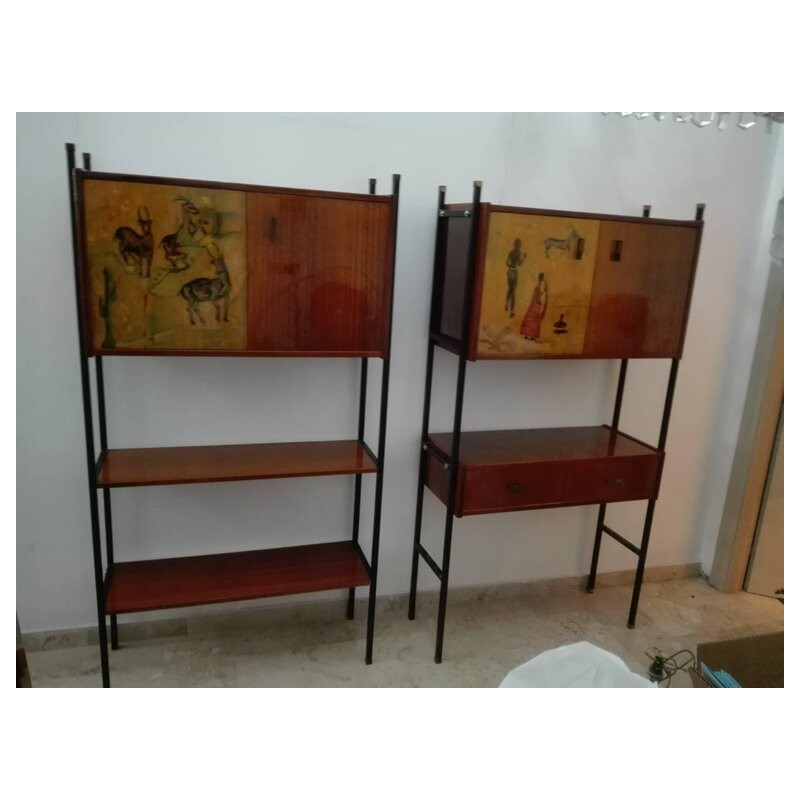 Vintage italian bookcase - 1950s