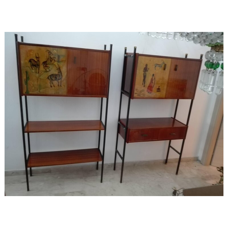 Vintage italian bookcase - 1950s