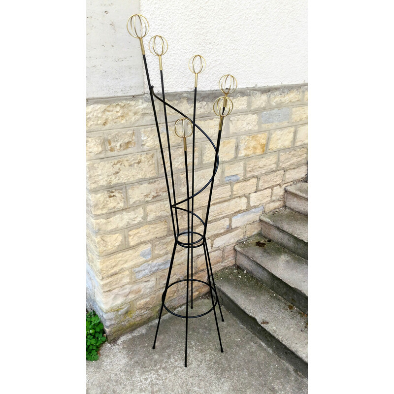 Vintage "Geo Astrolabe" coat rack by Roger Feraud - 1950s