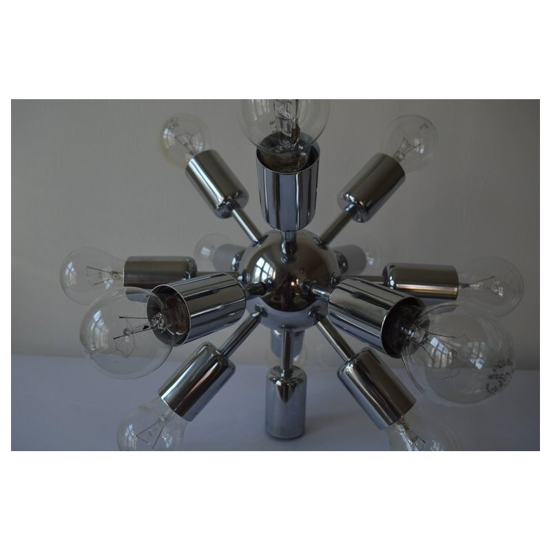 Vintage chandelier Sputnik - 1970s