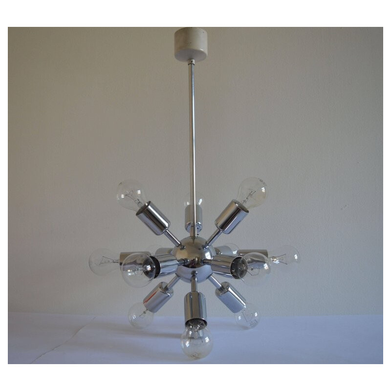 Vintage chandelier Sputnik - 1970s