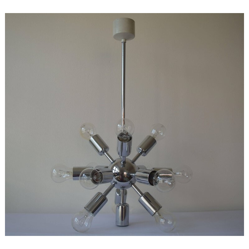 Vintage chandelier Sputnik - 1970s