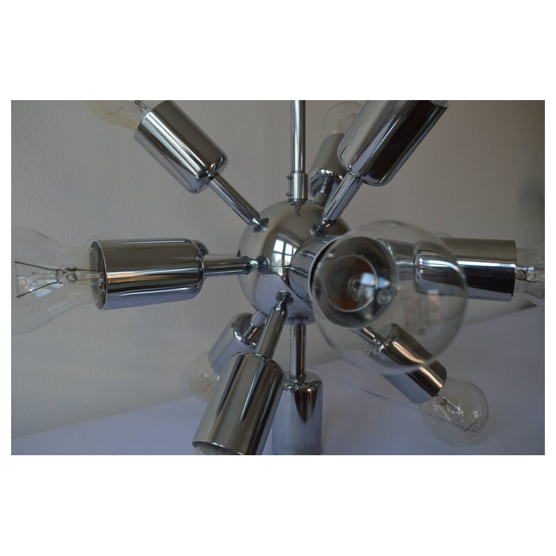 Vintage chandelier Sputnik - 1970s