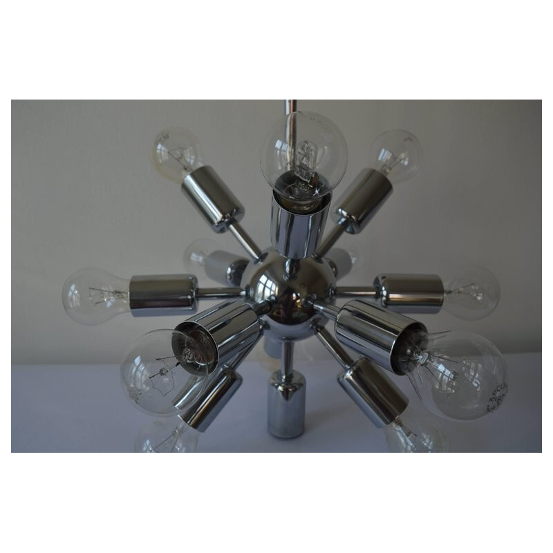 Vintage chandelier Sputnik - 1970s