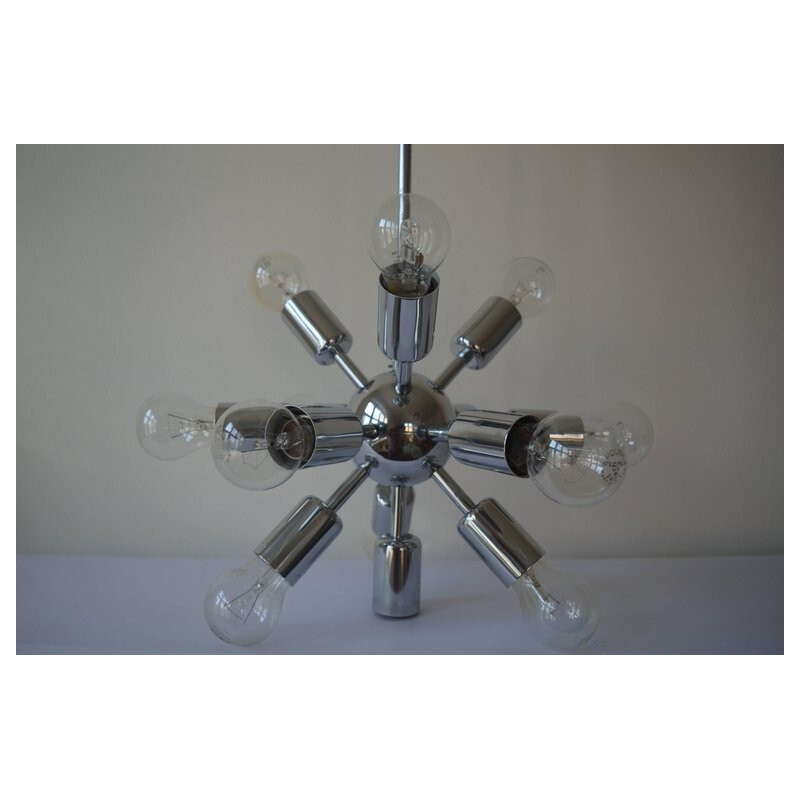 Vintage chandelier Sputnik - 1970s