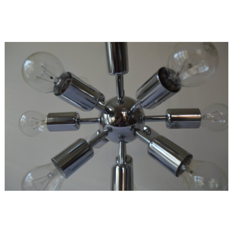 Vintage chandelier Sputnik - 1970s