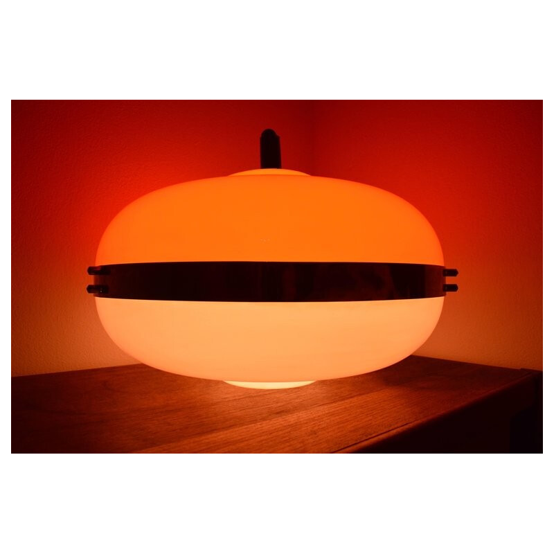 Vintage pendant light by Harvey Guzzini for UFO Meblo - 1970s