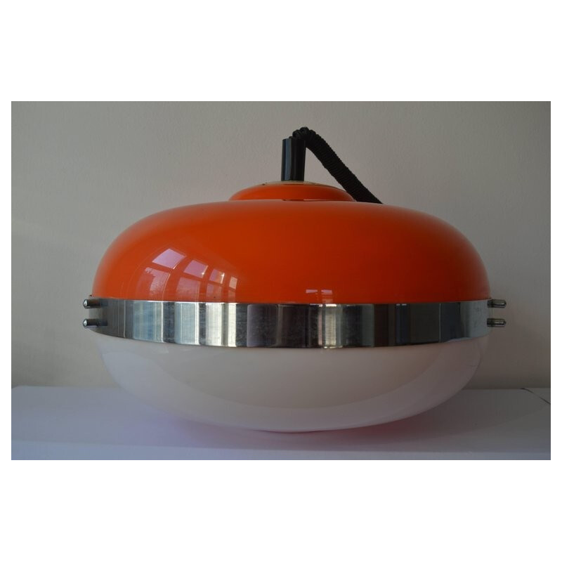 Vintage pendant light by Harvey Guzzini for UFO Meblo - 1970s