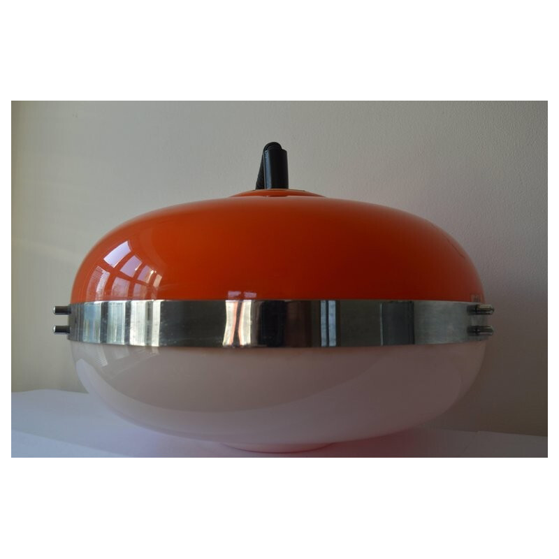 Vintage pendant light by Harvey Guzzini for UFO Meblo - 1970s