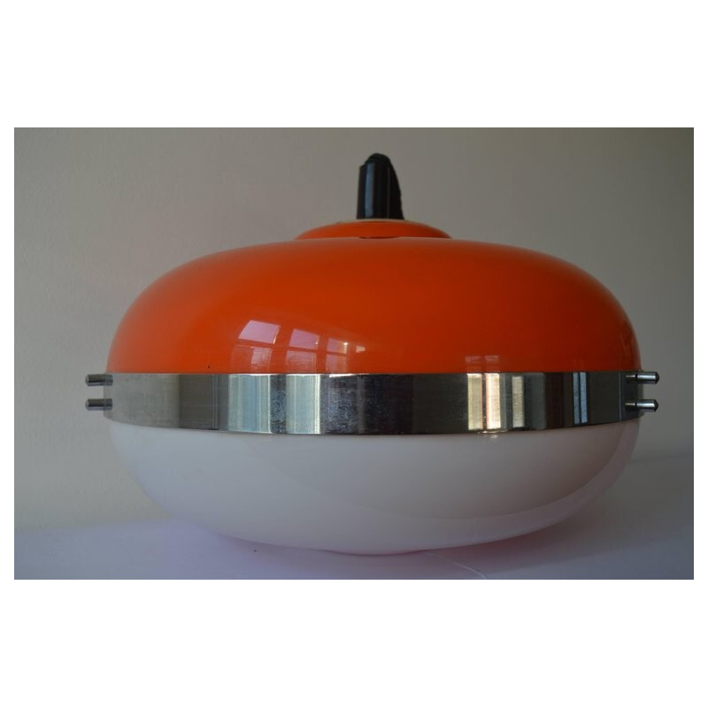 Vintage pendant light by Harvey Guzzini for UFO Meblo - 1970s