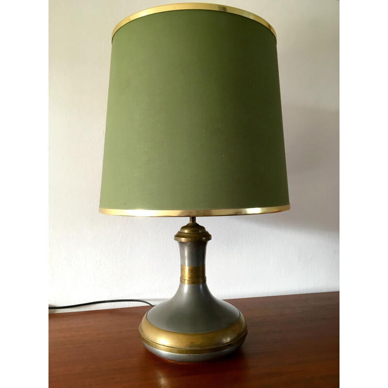 Metal and brass Vintage lamp - 1970s