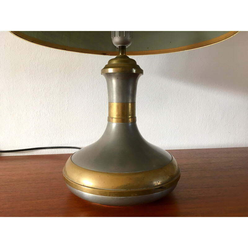 Metal and brass Vintage lamp - 1970s