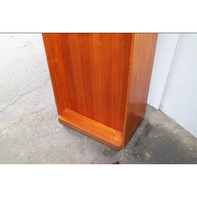 Vintage Teak Cupboard with mirror - 1970s