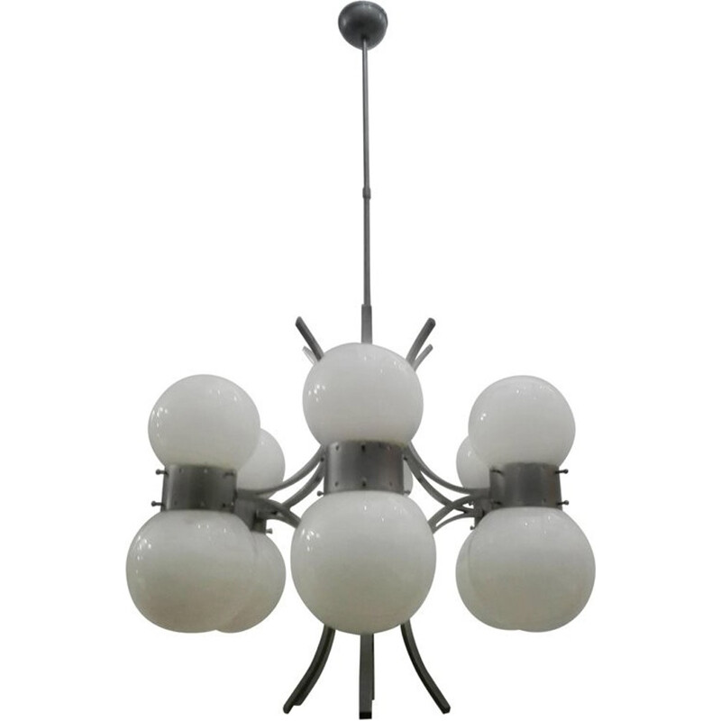 Vintage Chandelier by Gaetano Sciolari - 1970s