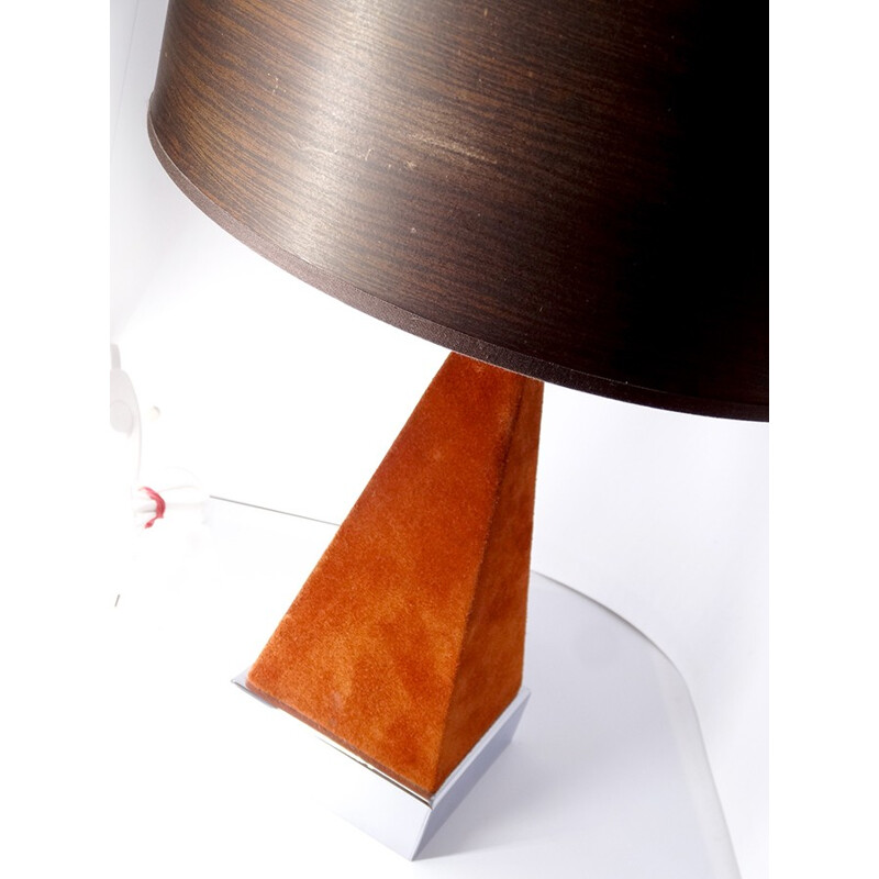 Vintage Geometric Table Lamp - 1970s 